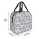 thumbnail image 3 of Fotbe Unicorn DoingYoga Bolsa Térmica con Estampado y Forro de Aluminio Grueso Bolsa de Almuerzo con Bolsillo Frontal para Hombres y Mujeres, Ideal para Trabajo, Escuela, 3 of 8