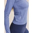 thumbnail image 6 of Women's Striped Long Sleeve T-Shirt, Fitted Casual Crew Neck Top for Everyday Wear and Layering, 6 of 6