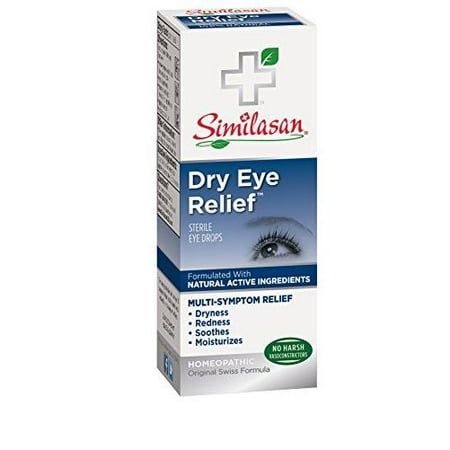 2 Pack - Similasan Dry Eye Relief 100% Natural 0.33 fl oz (10ml) Each