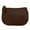 Brown, variant on Cowhide Leather Coin Purse Pouch w Zipper and Key Fob