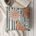 thumbnail image 3 of YINGXI Throw Pillow Covers Flowers Pillow Cases Sage Green Decorative Cushion Cases for Sofa Living Room 12x12in, 3 of 5