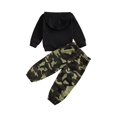 thumbnail image 4 of Kiapeise Boys 2 Pcs Outfit Set Long Sleeve Hoodie+Camouflage Cargo Pants Set, 4 of 8