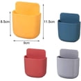 thumbnail image 2 of Pieza Soporte de pared para control remoto Soporte de pared para control remoto Caja de almacenamiento de control remoto autoadhesiva Soporte para teléfono celular para montaje en pared, 4 colores, 2 of 7