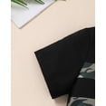 thumbnail image 5 of Kucnuzki 7 Years Big Boys Outfit Set 8 Years Child Boy Summer Clothes Sets Short Sleelves Pullover Polo T-shirt Top Camouflage Shorts 2pcs Clothing Black, 5 of 8