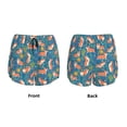 thumbnail image 5 of Lsque Corgi with Flowers Printed Women's Running Shorts with Liner Pockets,Elastic Quick Dry Workout Athletic Gym Yoga Shorts,Womens High Waist Shorts-XX-Large, 5 of 9