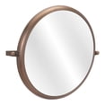 thumbnail image 5 of Rand Mirror Bronze Wall Decor, Modern Style, Mount to wall vertically only, Steel, Decor Mirrors, 5 of 8