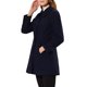 thumbnail image 4 of ABRIGOS DE MUJER INSPIRE CHIC Cuello Peter Pan Cierre de Botón Frontal Abrigos de Invierno M Azul Oscuro, 4 of 7
