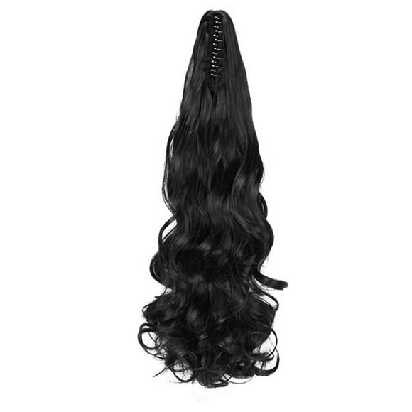 Hair Extension Ponytail,Women Long Wavy Curly Clip Long Curly Ponytail Claw Wavy Ponytail Best in Class