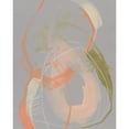 thumbnail image 3 of Goldberger, Jennifer 12x14 Black Modern Framed Museum Art Print Titled - Pastel Loops I, 3 of 5