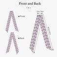 thumbnail image 4 of Zufioo Owl And Floral Print Women's Long Silk Scarves, Dust and Sun Protection Headscarves, Scarves, Handbags, Clothing Accessories, Suitable for Travel, Dating-One Size, 4 of 7