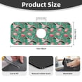 thumbnail image 2 of Vsdgher Tropical Flamingo Kitchen Sink Splash Guard Faucet Mat -1 PC Super Absorbent Fast Drying Mat Sink Gadgets-Splash, Bathroom,Sink Mat,(15" X 5.5" ), 2 of 7