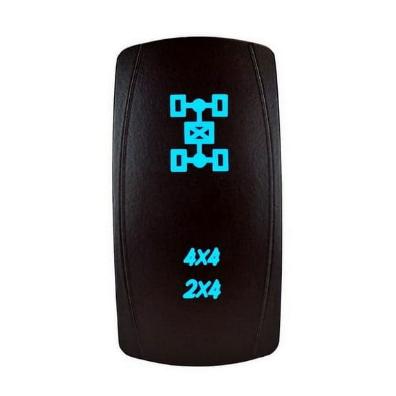 STV Motorsports Blue LED Laser Rocker Switch 2x4/4x4