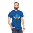 thumbnail image 5 of Blue/Yellow Cross T-Shirt, 5 of 8