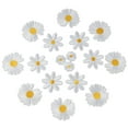 thumbnail image 4 of Clothes Decoration Embroidered Backpack Clothing Delicate Patches White Iron on Daisy Flower Patch 30PCS MIXED SIZE, 4 of 8