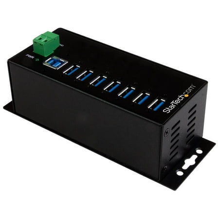 UPC: 0065030881876 | StarTech.com HB30A7AME 7-Port Industrial USB 3.0 Hub with External Power Adapter – ESD & 350W Surge Protection (HB30A7AME)