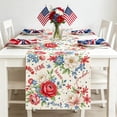 thumbnail image 6 of Darzheoy Independence Day Table Flag, 70.9 x 13 Inch Linen Printed Patriotic Table Runner, USA Stars and Stripes, Machine Washable, Fade-Resistant, Decorative Table Flag for Dining Table, Kitchen, 6 of 6