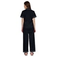 thumbnail image 4 of Inkmeso Ensemble de Pyjama en Coton pour Femmes, Manches Courtes Classiques, 2 Pcs, Chemise et Pyjama de Détente, 4 of 7