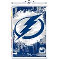 thumbnail image 3 of NHL Tampa Bay Lightning - Maximalist Logo 23 Wall Poster with Magnetic Frame, 22.375" x 34", 3 of 5