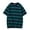 Green, variant on JLFKNG Mens Summer T-Shirts Fashion Striped Printed T Shirts Crew Neck Short Sleeve Breathable Slim Fit Base T Shirt Lounge Clothing Fot Men