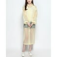 thumbnail image 4 of MasteelfCA Imperméable Transparent Poncho à Capuche Unisexe Portable Transparent pour Hommes Femmes (Jaune), 4 of 7