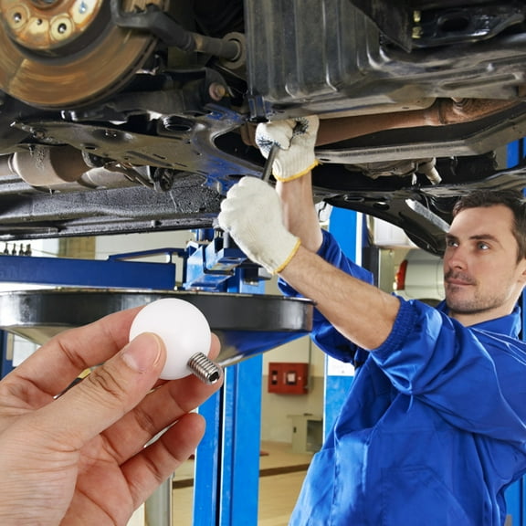 WASHWEPE 3Pcs Nylon Dent Maintenance Tool for Car Body Parts Automotive Repair White 1.2*1.2*1.2in