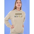 thumbnail image 2 of Sicily Food And Culture Banner Hoodie Women -Image by Shutterstock, Female Large, 2 of 4