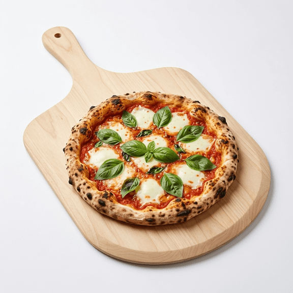 ROSEXIXI Wood Cutting Board, 16.5x11.8 inch Basswood Pizza Peel & Serving Tray, Lightweight with Smooth Surface for Baking, Dough Handling, Outdoor Pizza Oven and Home Kitchen Use
