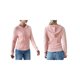 thumbnail image 3 of Suéteres de Punto para Mujer, Suéteres de Larga con Cuello en V, Camisetas Casuales, Conjuntos de Moda de Otoño. Rosa L, 3 of 7