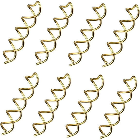 20pcs Small Bun Bobbypins Blonde Bobby Pins Spiral Bobby Black Hair Clip Metal Hair Barrettes Hair Barrettes for Thick Hair Screw Hair up Hair Tool Golden Woman Hairpin Dense