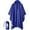 Blue, variant on SaphiRose Hooded Rain Poncho for Adult with Pocket, Waterproof Lightweight Unisex Raincoat for Hiking Camping Emergency