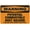 Warning Sign 3, variant on PPE Must Be Worn On This Site Sign - 8"x12" Aluminum Tin Warning Sign for Home, Outdoor Garden, Construction, Workshop