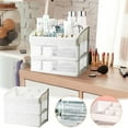 thumbnail image 3 of Makeup Organizer Countertop, Makeup Organizer with 3 Drawers, Large Capacity Storage Cosmetic Cases, Dr Display Box Cosmetic, 3 of 8