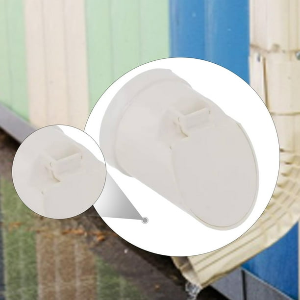 Tapón de drenaje de PVC para desagüe de suelo de ducha, cierre automático, tapa de válvula de desplazamiento, para accesorios de fontanería de jardín. S