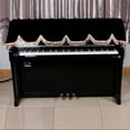 thumbnail image 3 of Piano Cover, Dustproof Well-Proportioned Anti-Dust Cover, Soft With Fine Frill Edge Flannelette Piano Cover For Keyboard Digital Piano, 3 of 8