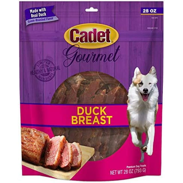 Cadet Gourmet Duck Jerky Treats for Dogs l All Natural Duck Treats for