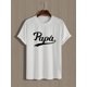 thumbnail image 2 of Especial del Día del Padre: Camiseta informal de verano para hombre con un diseño de estampado único: mezcla de poliéster transpirable, cuello redondo y manga corta para adultos, hombres, mujeres, ado, 2 of 6