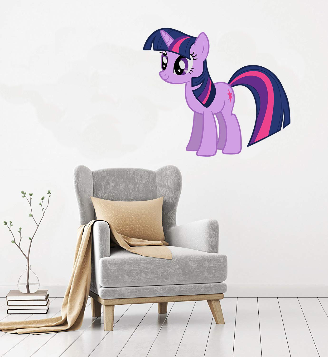 30*60cm My Little Pony Wall Stickers Ponies 3D Wallpapers Wall Decals Removeable 