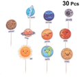 thumbnail image 2 of 30pcs Universe Earth Space Cake Fruit Decorations Cartoon Planet Cupcake Toppers Picks Party Supplies, 2 of 3