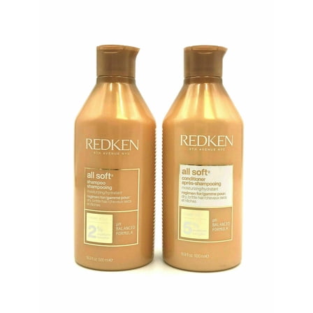 Redken All Soft Shampoo & Conditioner 16.9 Oz Duo