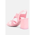 thumbnail image 3 of Elastic Straps Block Heel Sandals, 3 of 10