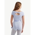 thumbnail image 2 of Justice Girls' Cap Sleeve Leotard with Satin Waistband, Sizes XS-XL, 2 of 4