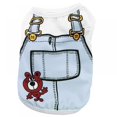 thumbnail image 4 of Cute Pet Vest Summer Puppy Tops Clothes Breathable Kitten Costume Unisex Pet Cotton Apparel Small Pet T-Shirt XS-2XL, 4 of 6