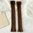 thumbnail image 3 of STETMN Women's Knit Long Socks Cute Leg Warmers Boot Socks Fall Ruffle Leg Sleeves for Party, 3 of 5