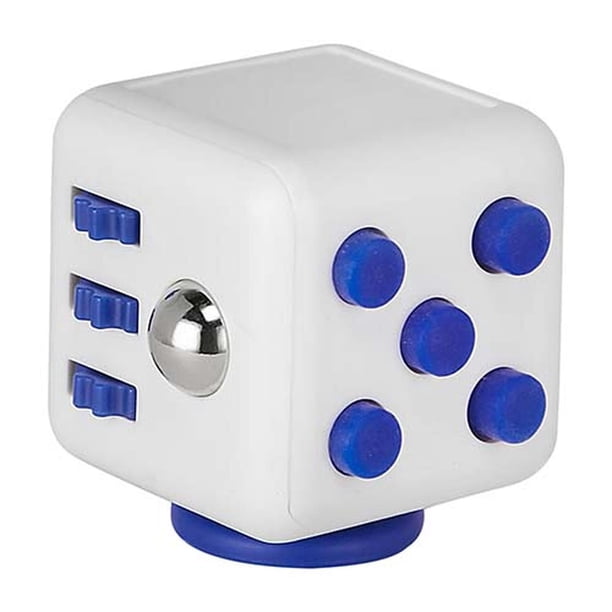 Paquete 250 piezas Cubo antiestrés sensorial azul 3.8 x 3.8