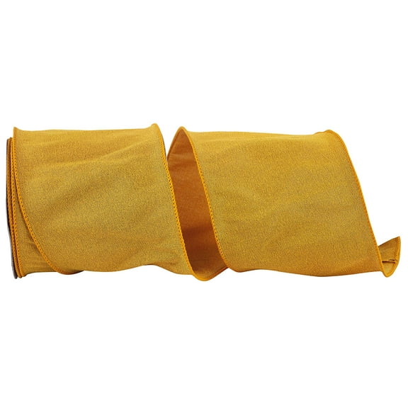 Reliant Ribbon - 93933W-688-10F, Ribbon, Mustard, 4 Inch, 10 Yards