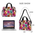 thumbnail image 3 of FORMRS 16" Laptop Bag Carrying Sleeve Case with Handle Travel Shoulder Briefcase, Abstract Geometric Pattern, 3 of 8