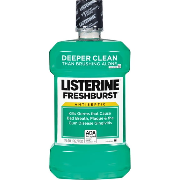 6 Pack - Antiseptic Mouthwash, FreshBurst 1500 mL