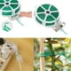 thumbnail image 1 of Amarres de plantas de jardín 30m | Alambre blando verde reutilizable con cortador | Asegurar flores, enredaderas y plantas trepadoras | Hierro galvanizado PVC | Soporte interior exterior ajustable, 1 of 6