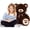 Dark Brown, variant on Tezituor 47" Giant Teddy Bear Stuffed Animal Large Teddy Bear Plush with Bow-Tie Toys