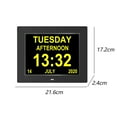 Lifetime Day Clock, Large Digital Wall Clock with Date and Day, Ideal